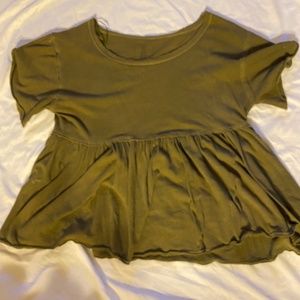 Free People Peplum Top